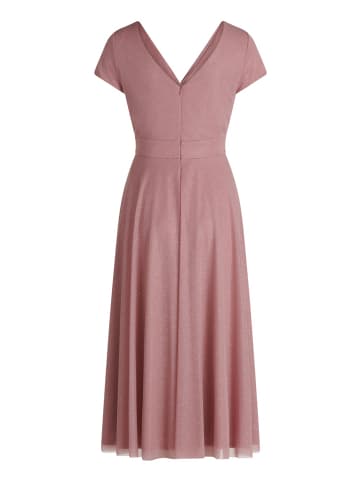 Vera Mont Cocktailkleid im Glitzer-Look in Silver/Rosé