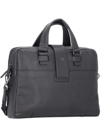 Piquadro Ili Aktentasche Leder 38 cm in black