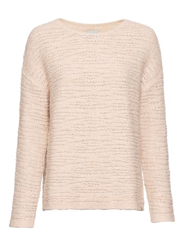 Camel Active Strickpullover aus recyceltem Polyester in Beige