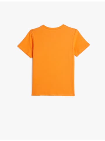 KOTON T-shirt in Orange