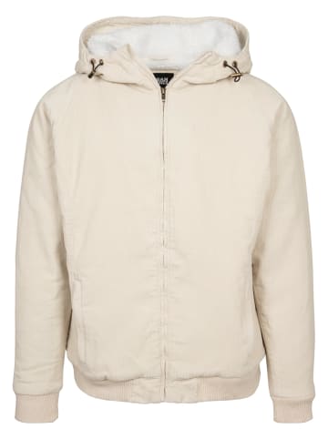 Urban Classics Urban Classics Herren Hooded Corduroy Jacket in lightsand/offwhite
