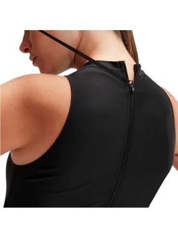 Speedo ECO+ Hydrasuit Schwimmanzug mit Reißverschluss in Schwarz