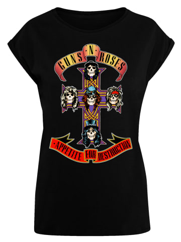 F4NT4STIC T-Shirt Guns 'n' Roses Band Appetite For Destruction in schwarz