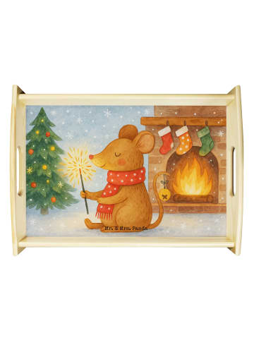 Mr. & Mrs. Panda bett tablett Maus Weihnachten Design ohne Spruch in Weiß