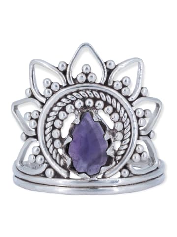 mantraroma 925er Silber - Ringe mit Amethyst