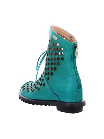 LAURA VITA Schnürstiefeletten in Türkis