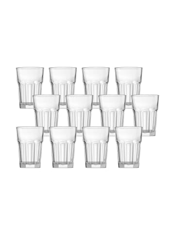 12er Set Longdrinkgläser Riad in Transparent 350 ml