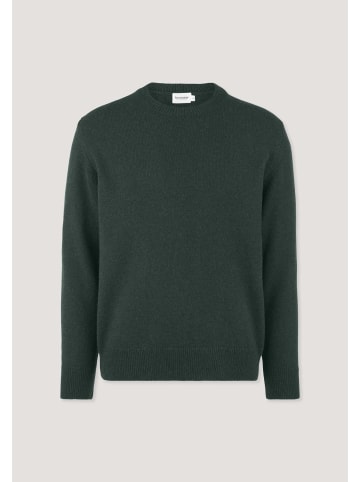 Hessnatur Strick Pullover in wacholdergrün