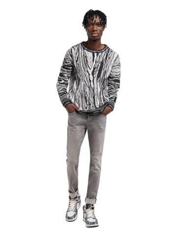 Carlo Colucci Rundhalspullover Fanti in Schwarz