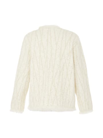 zitha Damen Strickjacke in Wollweiss Beige