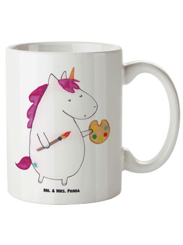 Mr. & Mrs. Panda steingut tasse Einhorn Künstler ohne Spruch in Weiß