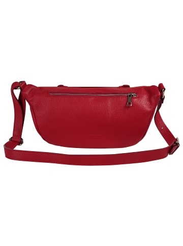 Samantha Look Gürteltasche echt Leder in rot