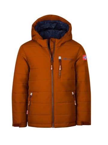 Trollkids Ski- und Winterjacke "Hemsedal XT" in Zimt/Dunkelblau