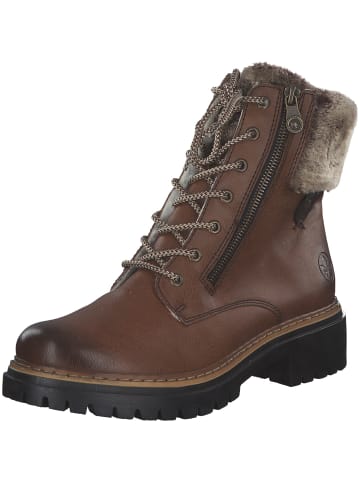 rieker Schnürstiefel in muskat/havanna/setter