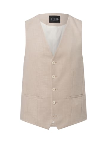 DIGEL Weste Edgar in beige melange - 0001