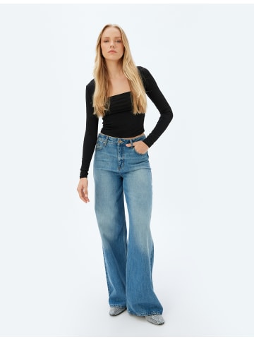 KOTON Bluse in Schwarz