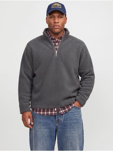 JACK & JONES PLUS Sweatshirt in Asphalt