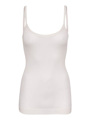 Seamless Basic Top Viola in Off-White