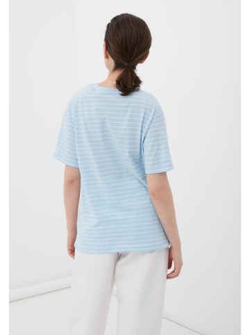 Finn Flare T-Shirt Streifen in light blue