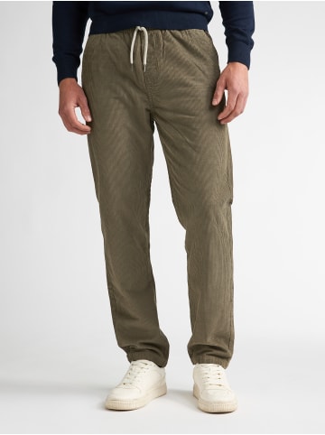 Petrol Industries Tapered Cord-Cargohose fletcher in Grün