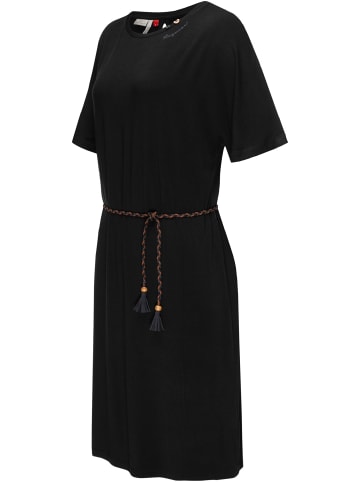 ragwear Jerseykleid Kass in Black