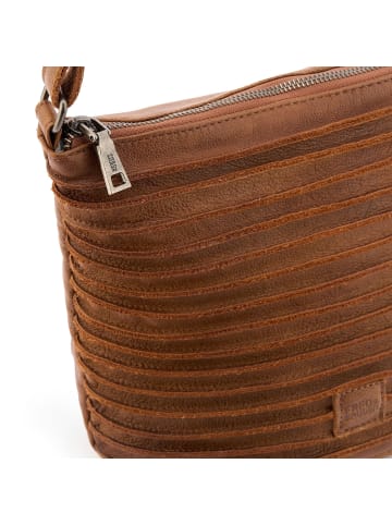 FREDs BRUDER Riffelinchen Umhängetasche Leder 23 cm in desert brown