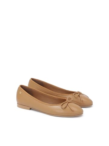 Kazar Ballerinas in Hellbraun