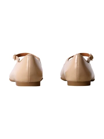 Emilie Karston Laelia Leder-Ballerinas Beige