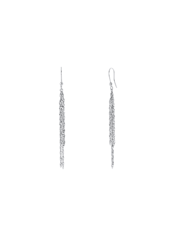 Lucardi 925 Silber Ohrringe Spirale