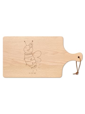 Mr. & Mrs. Panda Holzbrett Biene Blume ohne Spruch in Transparent