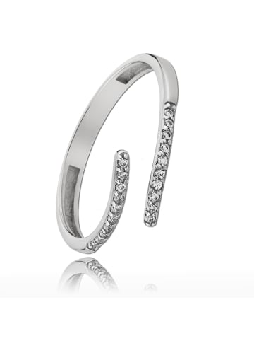 BALIA 333 Weißgold - 8 Karat Damen Ringe Line Fingerring 58 (18,5)