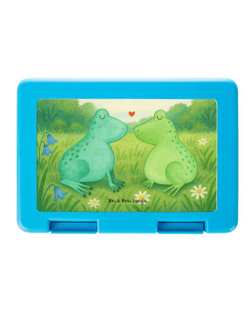 Mr. & Mrs. Panda Brotdose Frosch Liebe Design ohne Spruch in Weiß