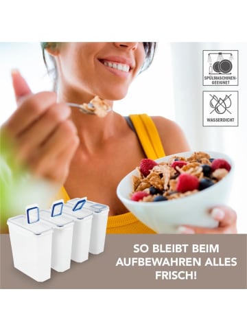 Gourmetmaxx Frischhaltedosen Set Schüttdosen Müsli Vorratsdosen 4 Stück je 3,7L