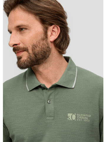 s.Oliver Polo-Shirt kurzarm in Grün