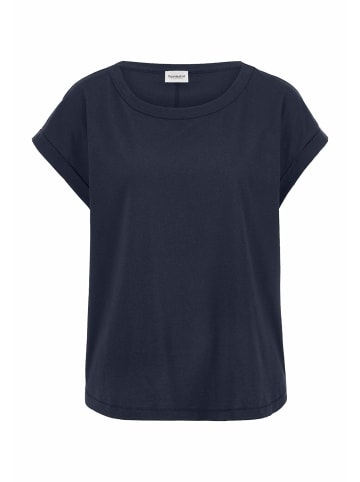 Hessnatur Hessnatur Light Slub T-Shirt Relaxed aus reiner Bio-Baumwolle in marine