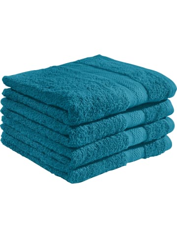 REDBEST Frottier Duschtuch 4er-Pack Chicago in petrol