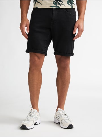 Bassano Regular Jeansshorts Shockwave in Schwarz