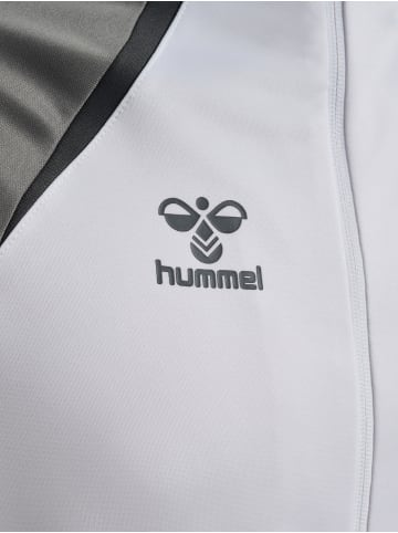 Hummel Reißverschluss Jacke Hmllead Erwachsene in WHITE/STEEL GRAY