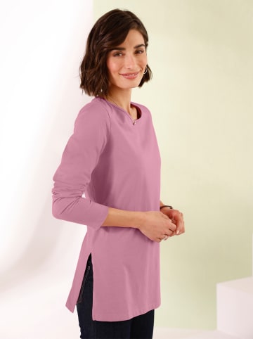Sieh an! Langarmshirt in altrosa