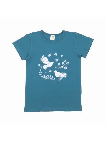 Walkiddy T-Shirt Blue Birds and Flowers-T-Shirt