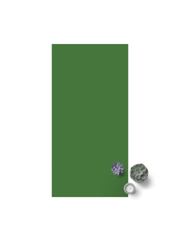 WALLART Vinyl-Teppich - Colour Dark Green in Grün