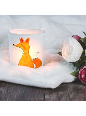 Mr. & Mrs. Panda Glas Windlicht Einhorn Wunsch ohne Spruch in Transparent