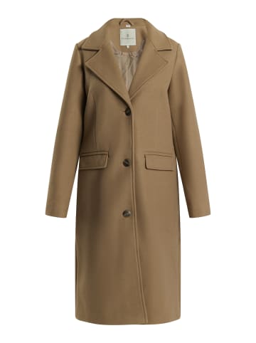DreiMaster Klassik Damen Übergangsjacke In Wolloptik in Graubeige