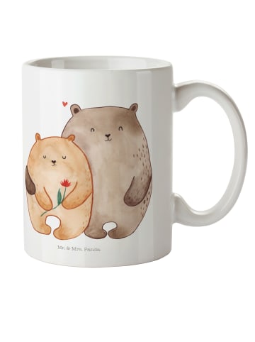 Mr. & Mrs. Panda Kindertasse Bären Liebe ohne Spruch in Weiß