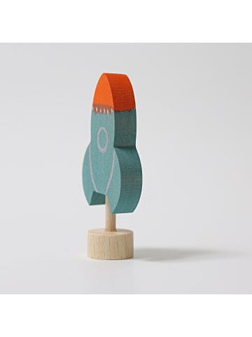 Grimm's Steckfigur Rakete ab 1 Jahr in türkis
