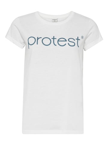 Protest " CLASSIC LOGO T-SHIRT in Seashelloffwhite