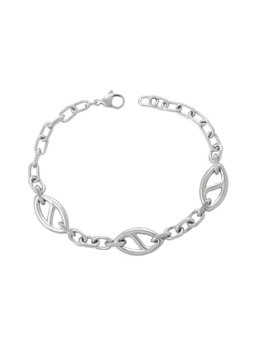 faina Women Chain Link Bracelet in Silver