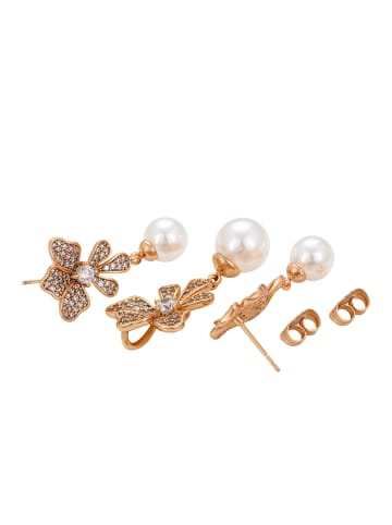 faina Women Jewelry Set in Rose Gold White