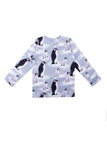 Walkiddy Langarmshirt Penguin Family in Multicolored