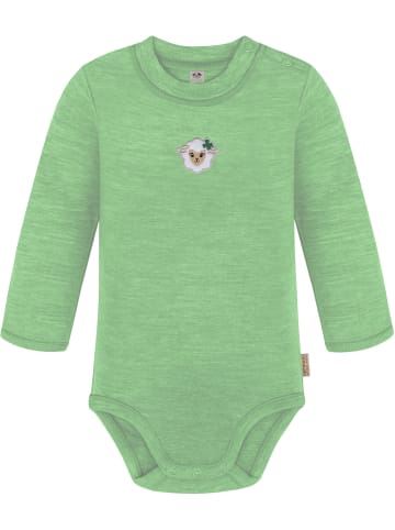 Normani Outdoor Sports 2er Pack Baby Merino Langarmbody Tuai in Grün/Blau